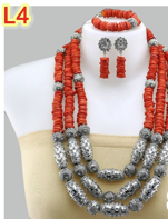 JEWELRY SET- CORAL BEAD