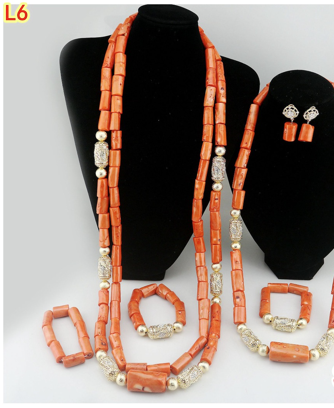 JEWELRY SET- CORAL BEAD