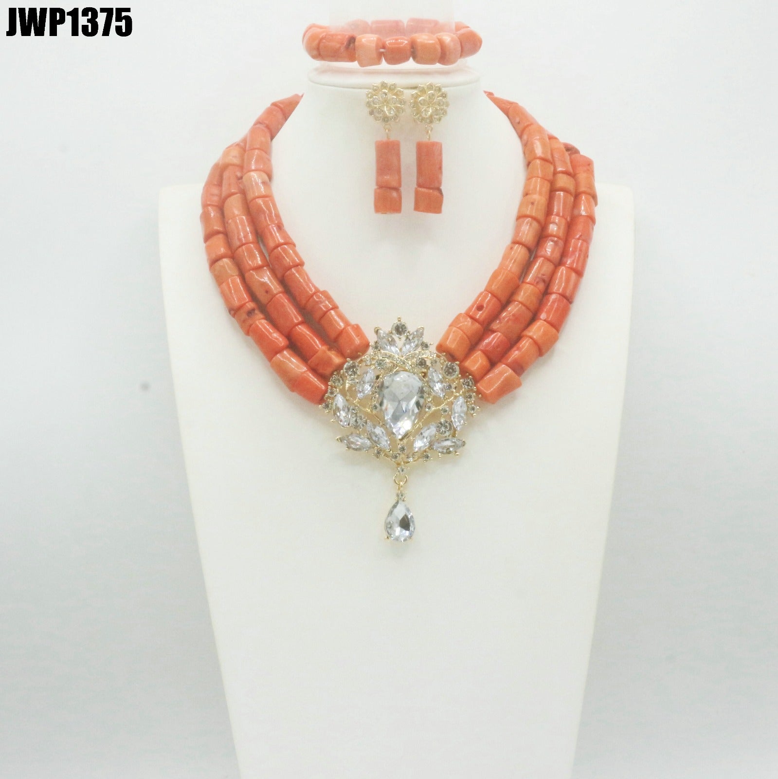 JEWELRY SET- CORAL BEAD