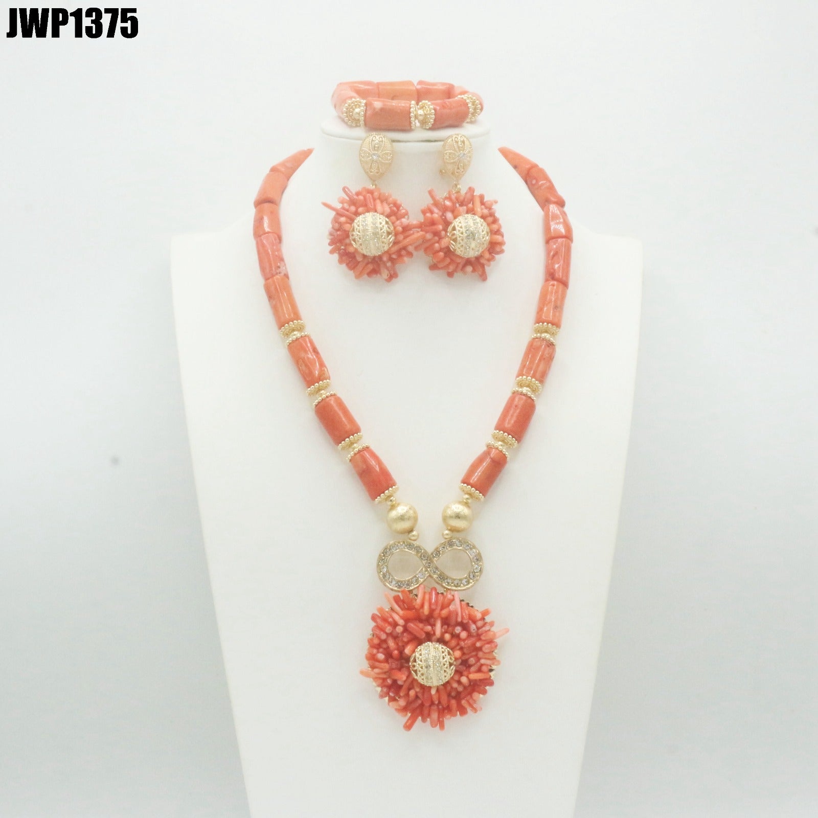 JEWELRY SET- CORAL BEAD