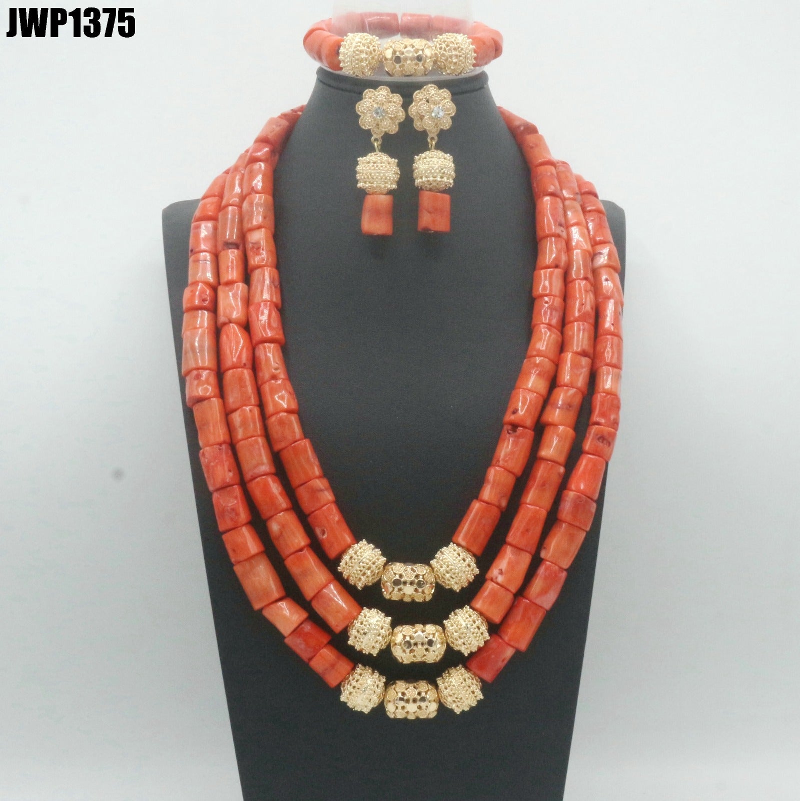 JEWELRY SET- CORAL BEAD