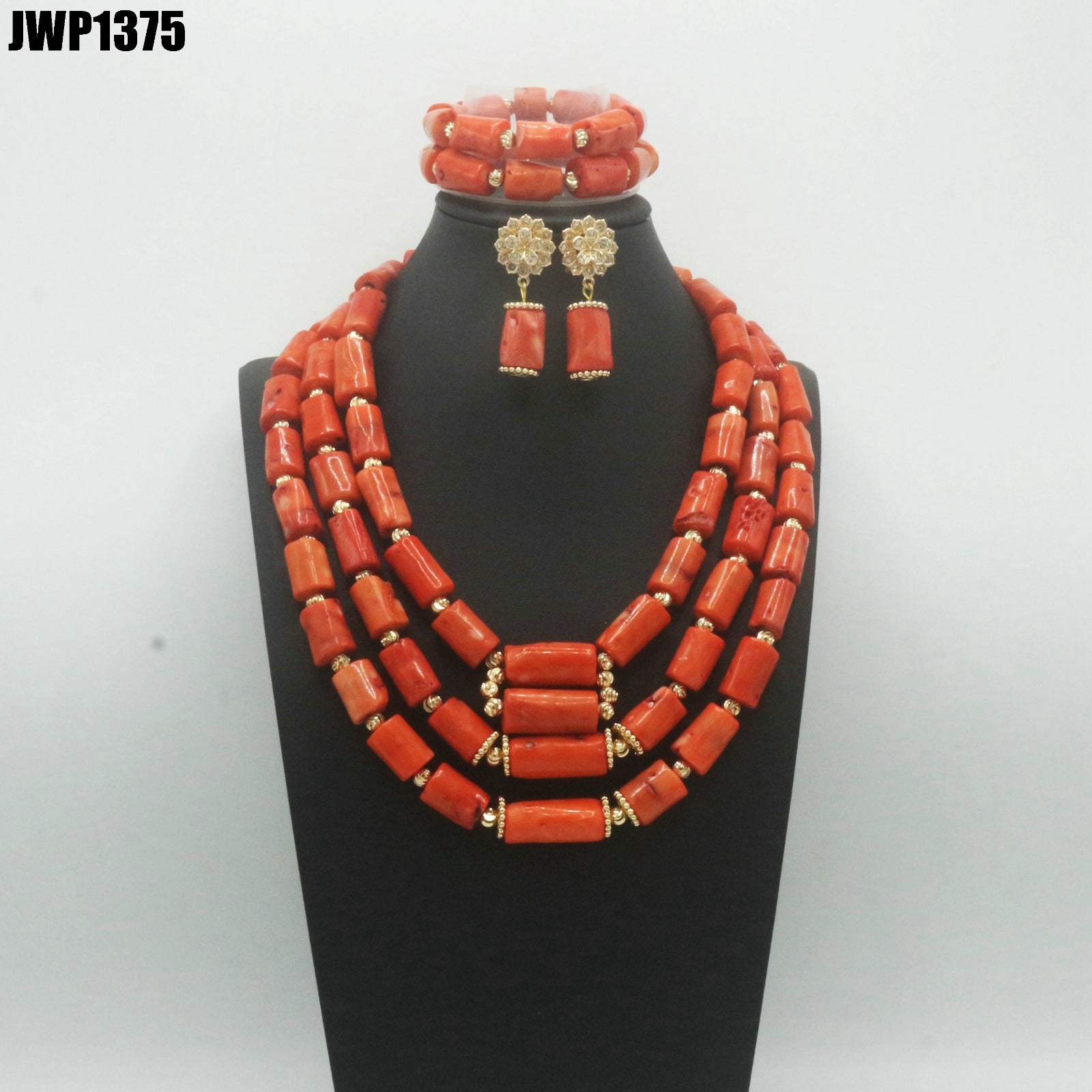 JEWELRY SET- CORAL BEAD