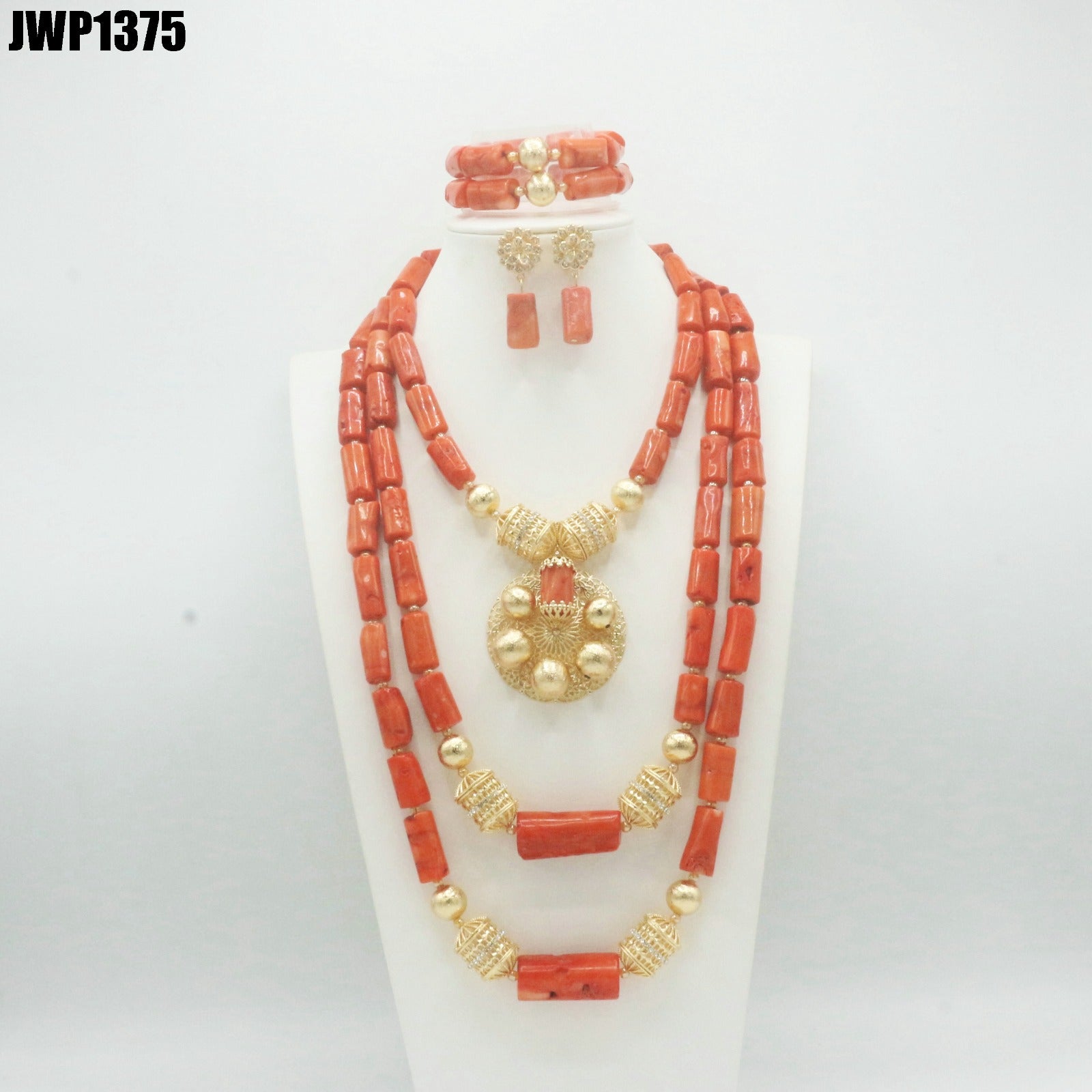 JEWELRY SET- CORAL BEAD