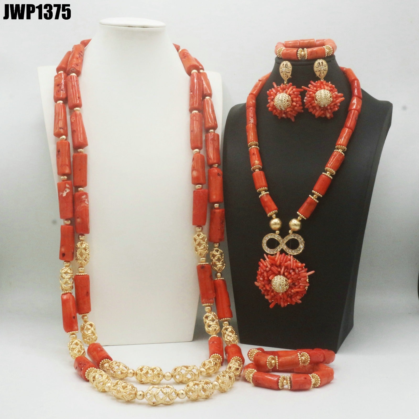 JEWELRY SET- CORAL BEAD