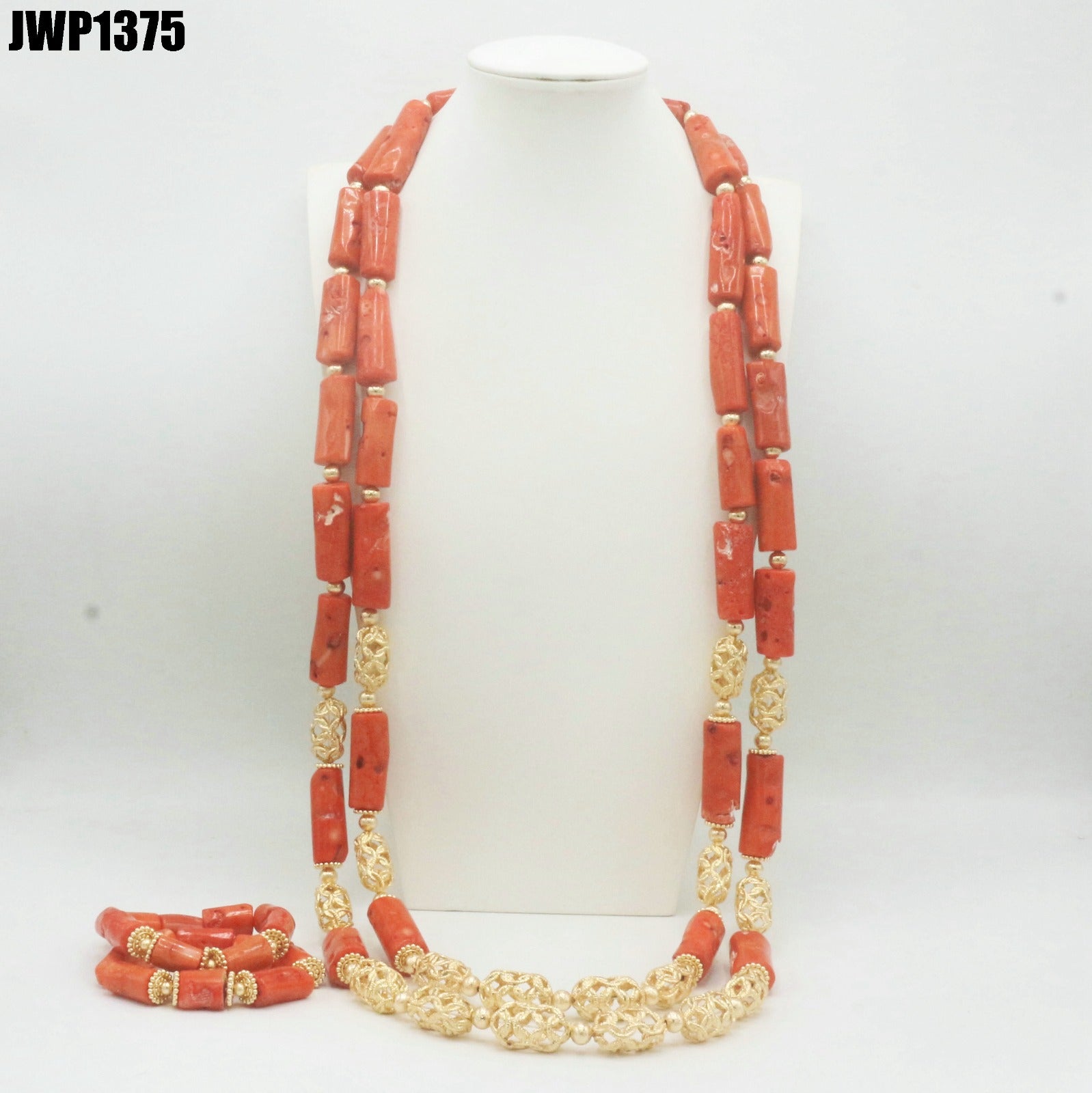 JEWELRY SET- CORAL BEAD